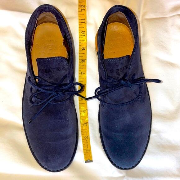 Greats navy suede chukka boots main image 7